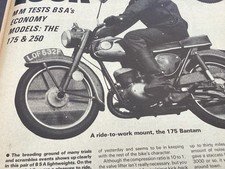 BSA BANTAM  STARFIRE TEST