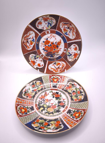 Imari style decorative plates - imari,