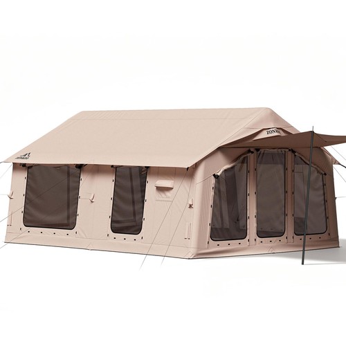 Inflatable camping tent - tent, for