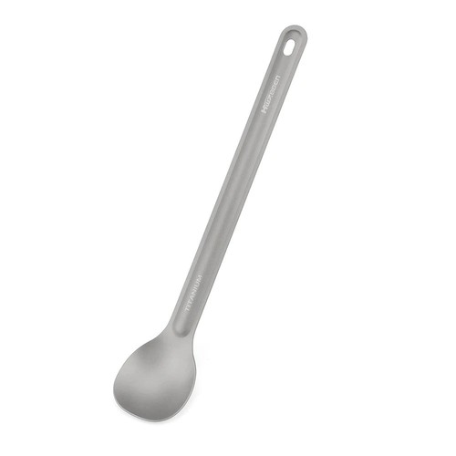 Titanium long handle - long, spoon