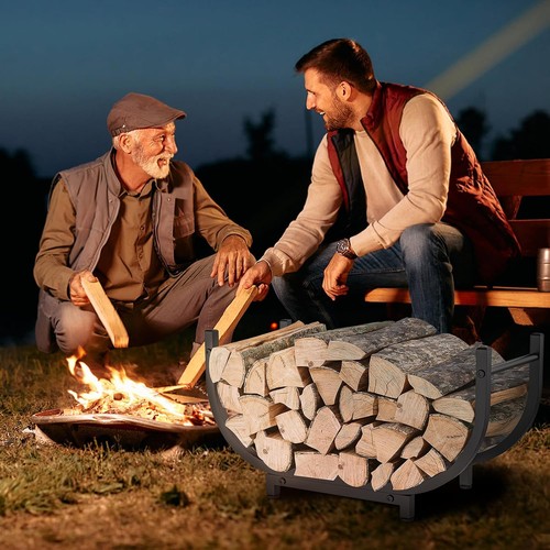 Firewood log rack - firewood, tool
