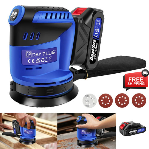21v cordless orbital - cordless, sander