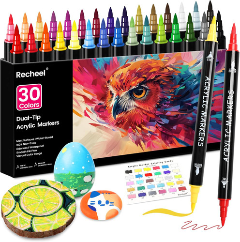 Color dual tip acrylic - dual,