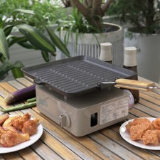 Square Cooking Frying Pan Non Stick Folding Handle Steak Skillet Outdoor Camping