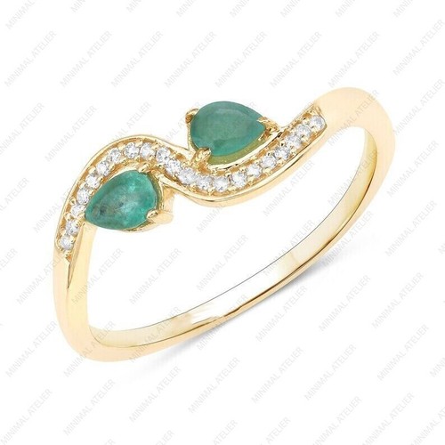 Zambian pear cut emerald - pear,