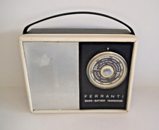 Ferranti MBT1089 Portable Transistor Radio 1962 Working For Restoration