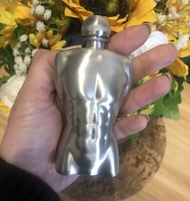 British Pewter Hip Flask