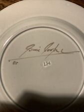 susie cooper art deco Hand Signed Wedding Band 9inch Plate In Green 