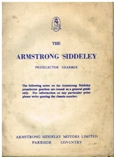 ARMSTRONG SIDDELEY ORIGINAL