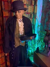 Gemmy talking Animated Halloween Butler 6ft tall sound activated as well motion