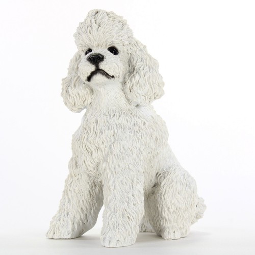 Poodle figurine hand painted - poodle,