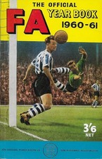 1960-61 Official FA football Yearbook, Burnley, Wolves, Villa, Southampton
