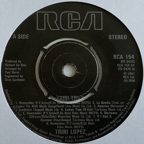 Trini lopez - -,