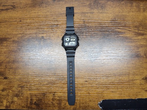 Casio 1200wh 1av world - ae-1200wh-1av, time