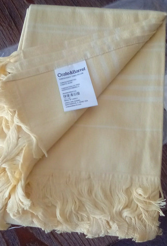 New crate barrel yellow - &,
