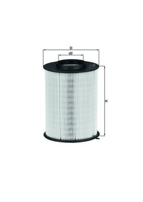 Mahle 1780 air filter for - air,