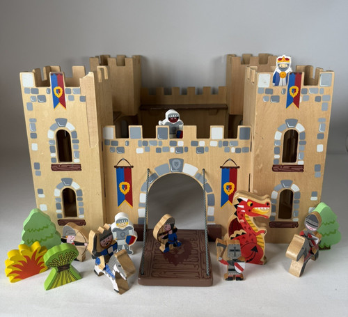 Wooden medieval castle - wooden,