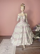 Coalport' Summer Rose' Limited Edition Figurine With COA. 