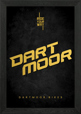 Dartmoor Bikes Framed Wall Art