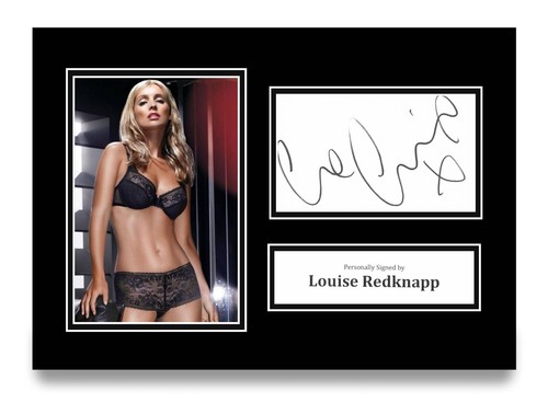 Louise redknapp signed - signed, a4