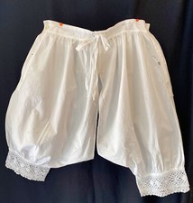 Vintage French split crotch bloomers