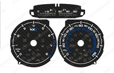 Vauxhall Corsa E VXR Carbon Dial Cards 8 Colours Gauges
