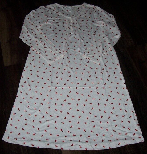 Nwt carole hochman ivory - nwt, ivory/red