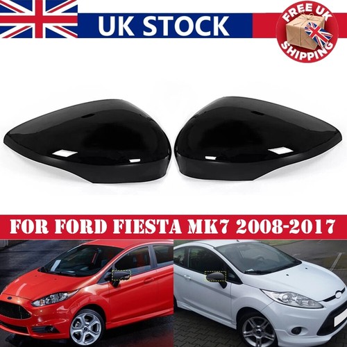 Pair gloss black door wing - black,