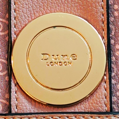 Dune london brown monogram - london,