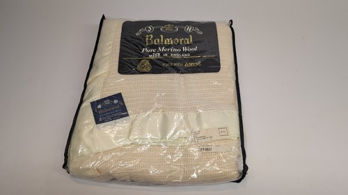 Vintage merino wool blanket - vintage,
