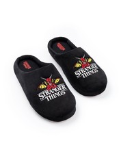 Stranger Things Black Logo Mule Slippers Unisex