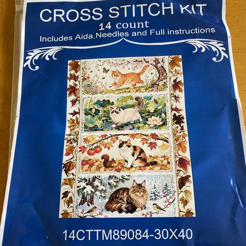 Cats all seasons stamped - all,