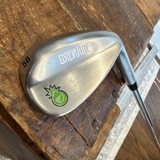 BombTech Golf Grenade Single S SW Sand Wedge 35.5” S Flex 56° Pure Grip RH