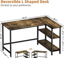 WOODYNLUX L Shaped gaming