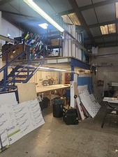 Mezzanine Floor. No handrails