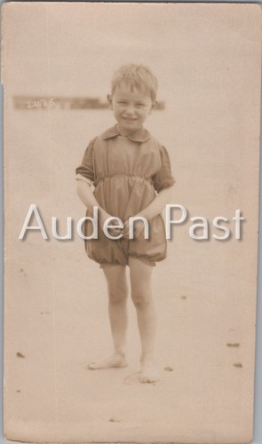 Rppc young boy - rppc, toddler