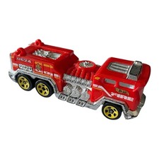 Hot Wheels Mattel U624 5 Alarm Red Fire Truck Model Toy
