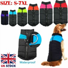 Pet Vest Jacket Warm Puppy Dog Waterproof Clothes Small/Large Winter Padded Coat