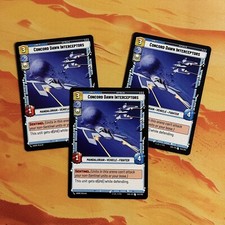 Concord Dawn Interceptors (x3) Shadows Of The Galaxy SHD Star Wars Unlimited 042