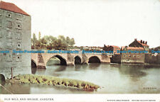 R676847 Chester. Old Mill and Bridge. Burrow. British Colour Series
