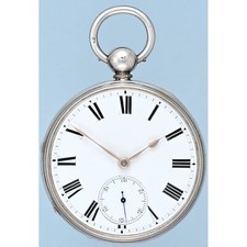 SILVER ENGLISH POCKET CHRONOMETER