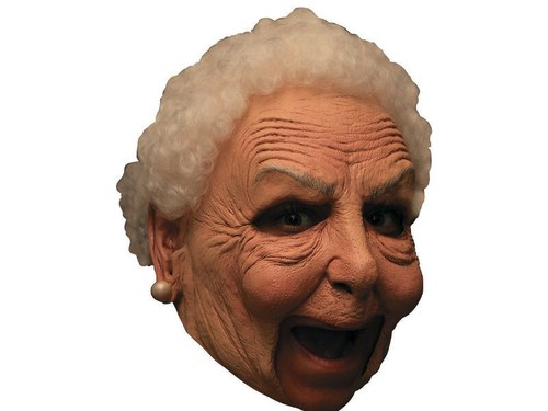Ghoulish nanny grandma old - nanny,