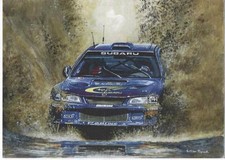 Richard Burns, Subaru art print