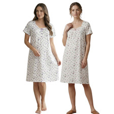 Ladies Floral Nightie 100%