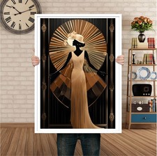 Art Deco Wall Art Poster Size