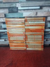 53 PENGUIN Fiction Vintage Orange Stripe Books Paperback Bundle