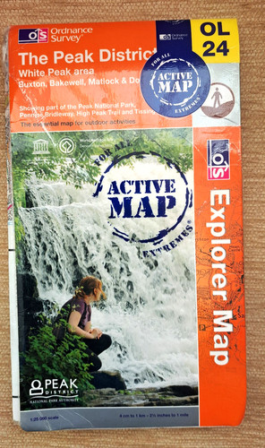 Map ol24 the peak - ol24, district