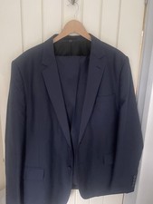 Williams Brown Men's 2 Piece Suit Blue  52R