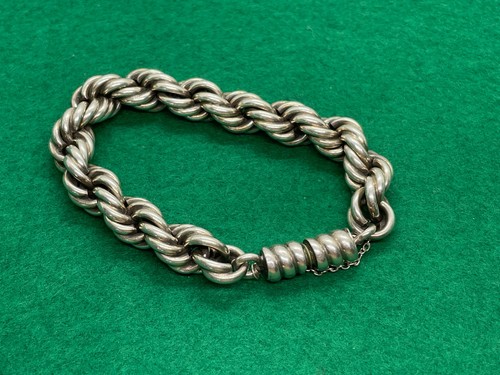 Sterling silver bracelet rope - bracelet,