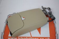 Jaguar XJ XJR armrest Champagne centre console lid white stitch 2006-2014 CUP...